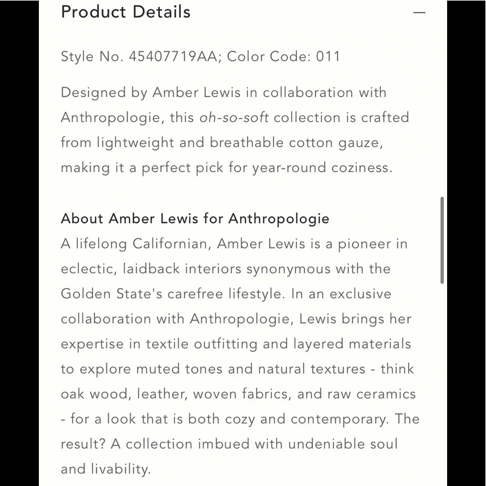 Anthropologie independently store